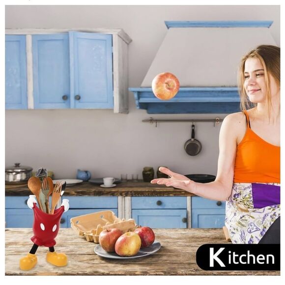 Mouse Holder, Cartoon Mouse Vase - Picture 4 of 8